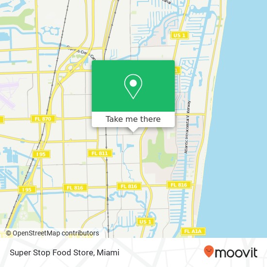 Super Stop Food Store map