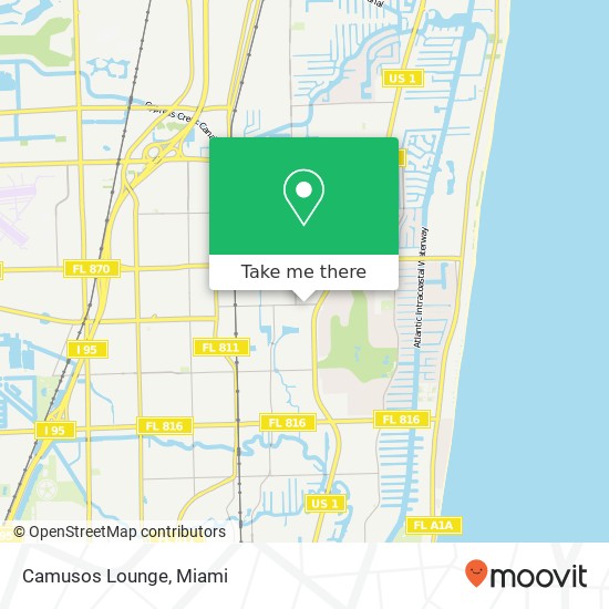 Mapa de Camusos Lounge