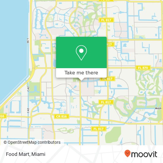 Mapa de Food Mart