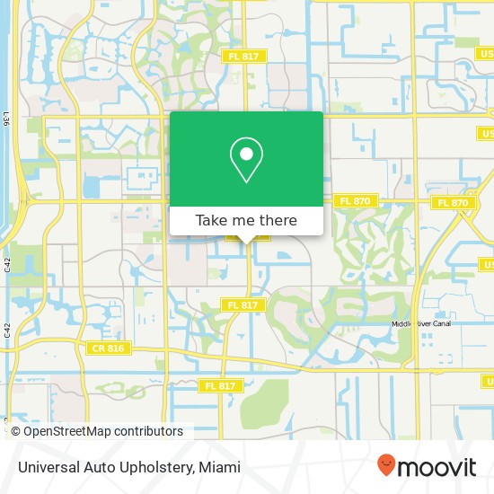 Mapa de Universal Auto Upholstery