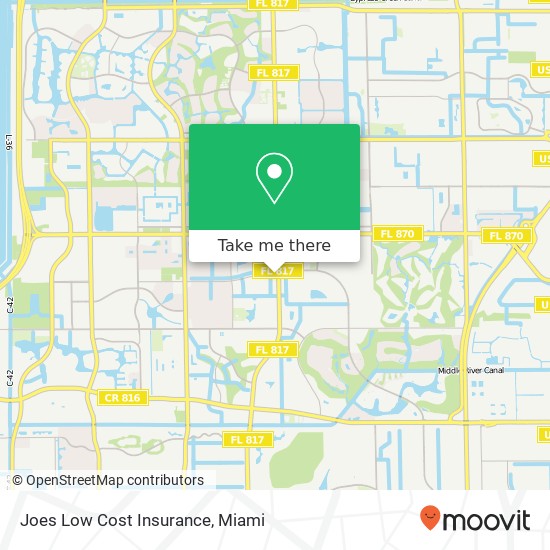 Mapa de Joes Low Cost Insurance