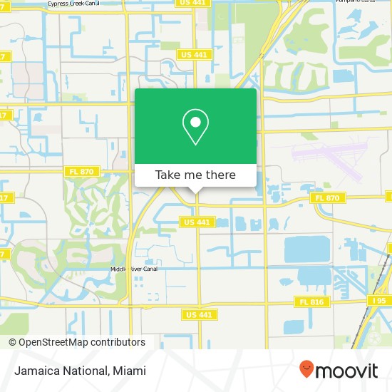 Jamaica National map