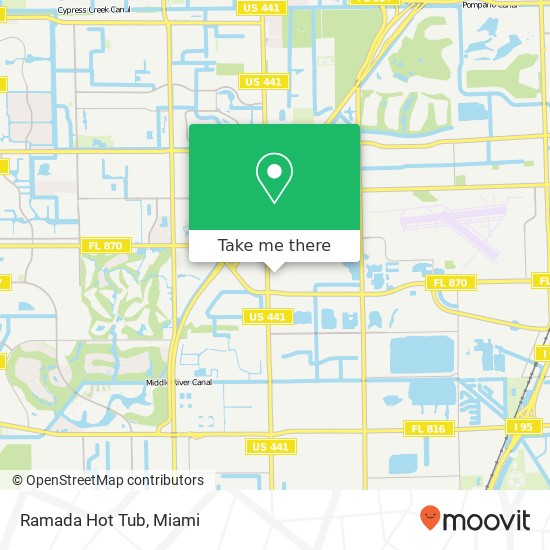 Ramada Hot Tub map