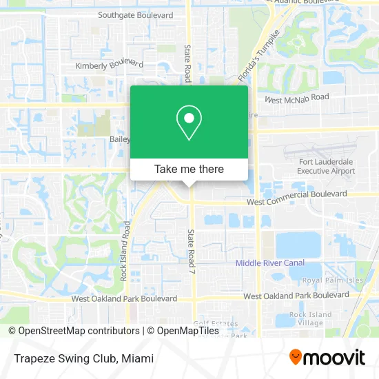 Trapeze Swing Club map