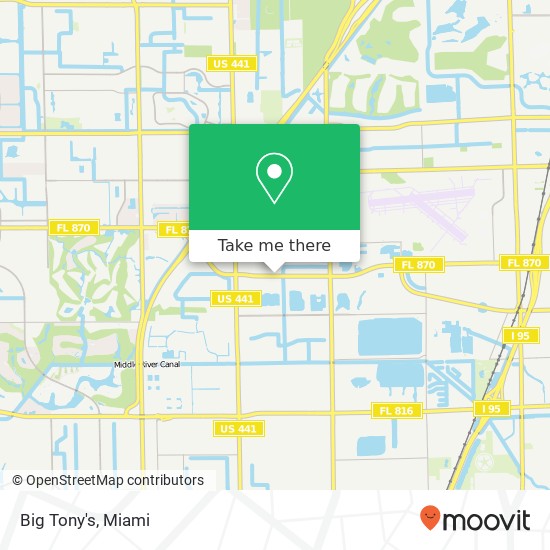 Mapa de Big Tony's