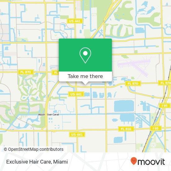 Mapa de Exclusive Hair Care