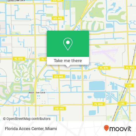 Florida Acces Center map