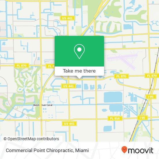 Commercial Point Chiropractic map