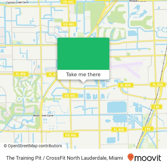 Mapa de The Training Pit / CrossFit North Lauderdale