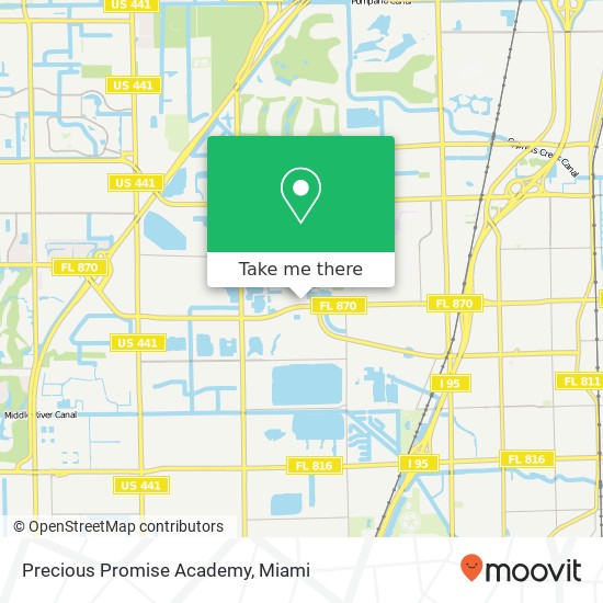 Mapa de Precious Promise Academy