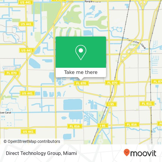 Mapa de Direct Technology Group