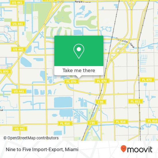 Nine to Five Import-Export map