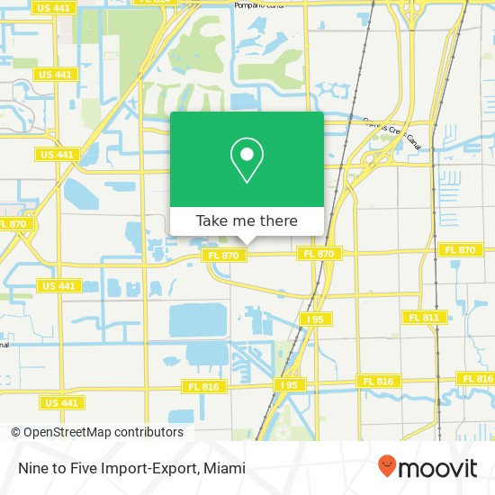 Mapa de Nine to Five Import-Export