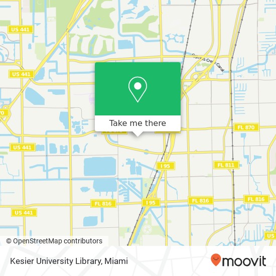 Kesier University Library map