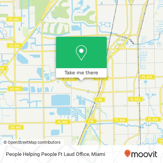 Mapa de People Helping People Ft Laud Office