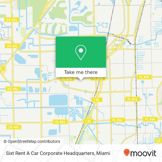 Sixt Rent A Car Corporate Headquarters map