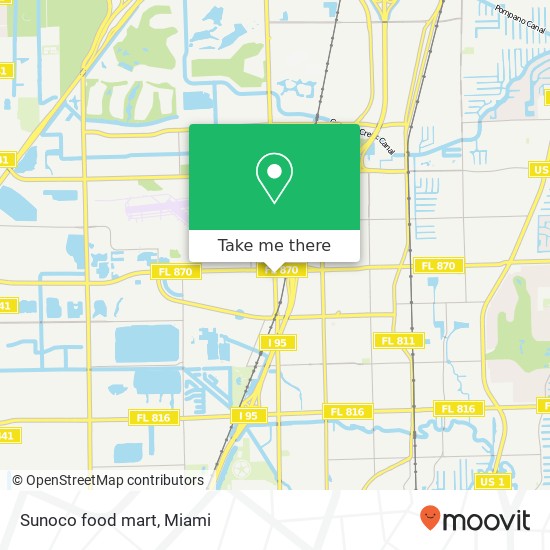 Sunoco food mart map