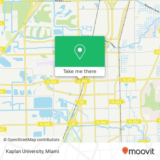 Mapa de Kaplan University