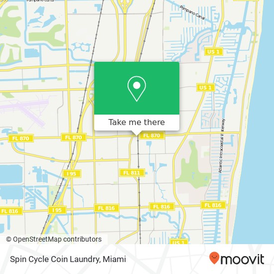 Mapa de Spin Cycle Coin Laundry