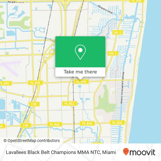 Lavallees Black Belt Champions MMA NTC map