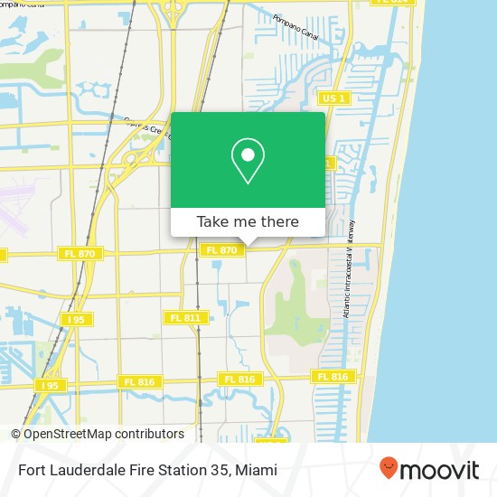 Mapa de Fort Lauderdale Fire Station 35
