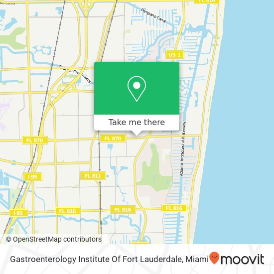 Mapa de Gastroenterology Institute Of Fort Lauderdale