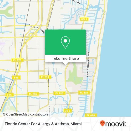 Florida Center For Allergy & Asthma map