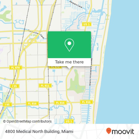 Mapa de 4800 Medical North Building