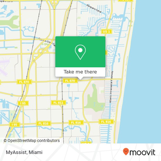 MyAssist map