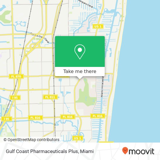 Gulf Coast Pharmaceuticals Plus map