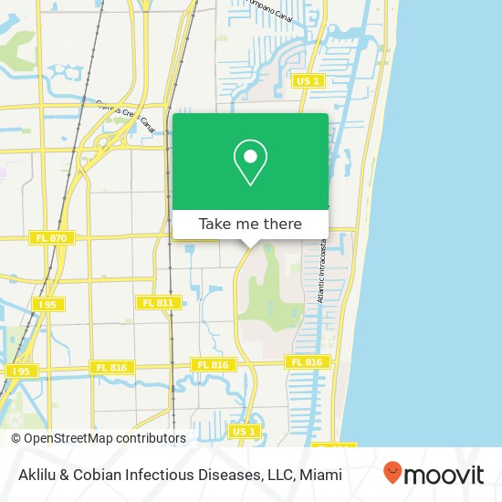 Aklilu & Cobian Infectious Diseases, LLC map