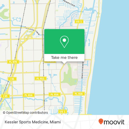 Mapa de Kessler Sports Medicine