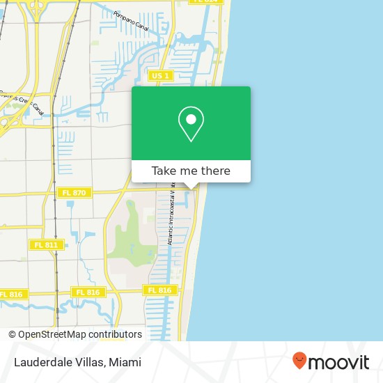 Lauderdale Villas map