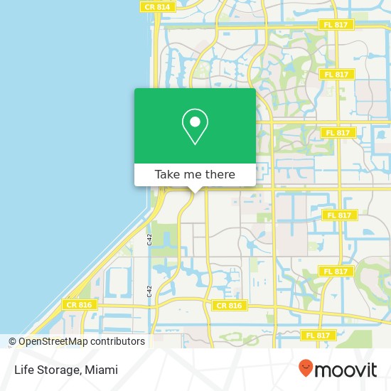 Life Storage map