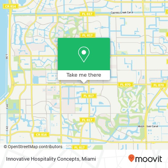 Innovative Hospitality Concepts map