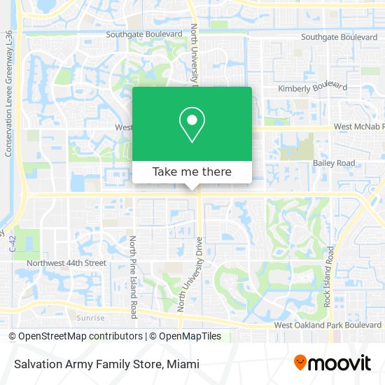 Salvation Army Family Store map