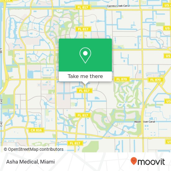 Asha Medical map