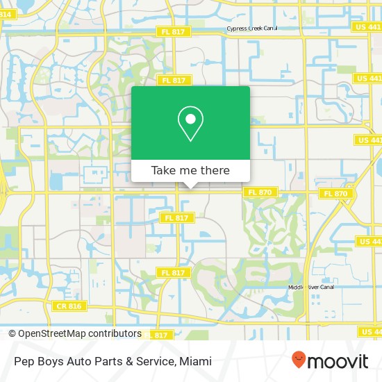 Mapa de Pep Boys Auto Parts & Service