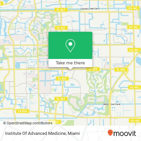 Mapa de Institute Of Advanced Medicine