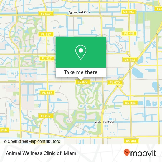 Mapa de Animal Wellness Clinic of