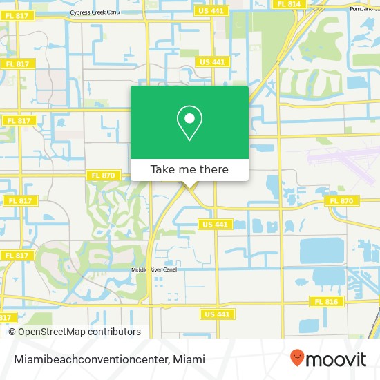 Mapa de Miamibeachconventioncenter