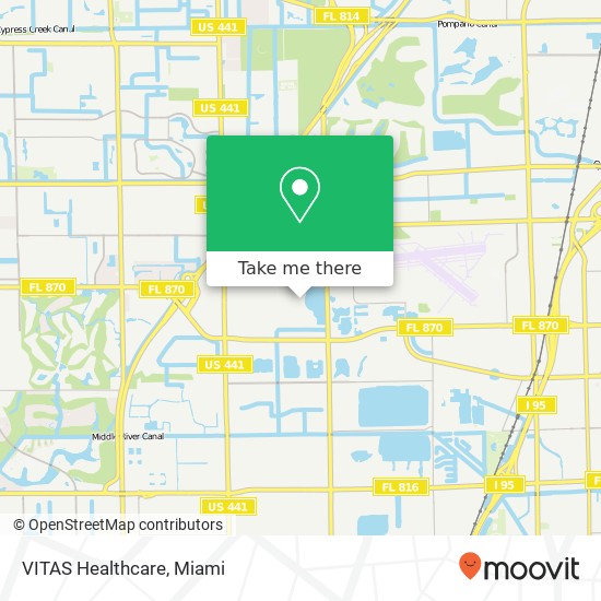 VITAS Healthcare map