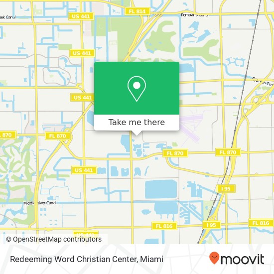 Mapa de Redeeming Word Christian Center