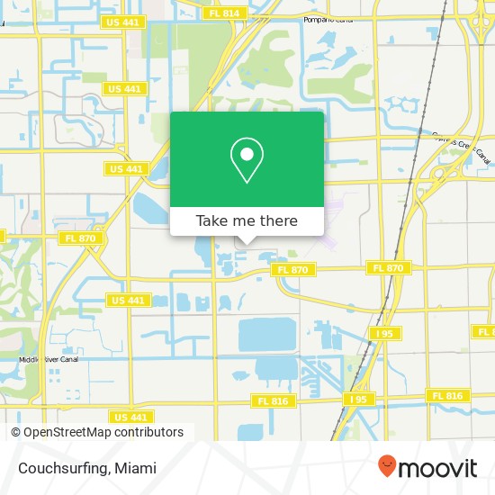 Mapa de Couchsurfing