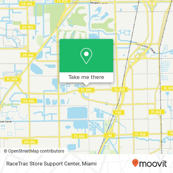 Mapa de RaceTrac Store Support Center