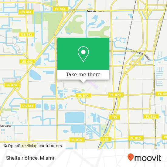 Mapa de Sheltair office