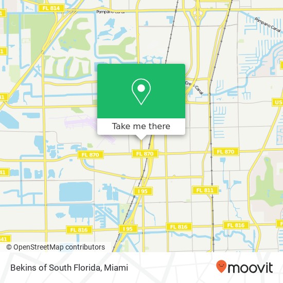 Mapa de Bekins of South Florida
