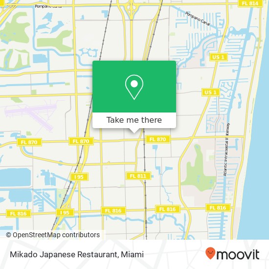 Mapa de Mikado Japanese Restaurant