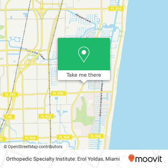 Mapa de Orthopedic Specialty Institute: Erol Yoldas