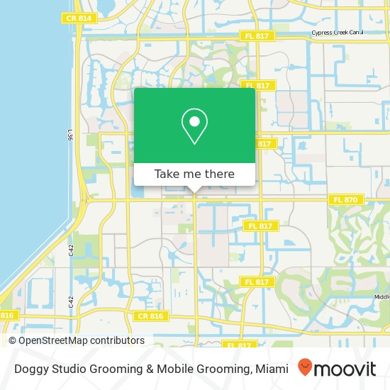 Mapa de Doggy Studio Grooming & Mobile Grooming